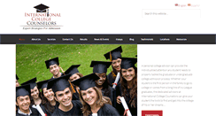 Desktop Screenshot of internationalcollegecounselors.com